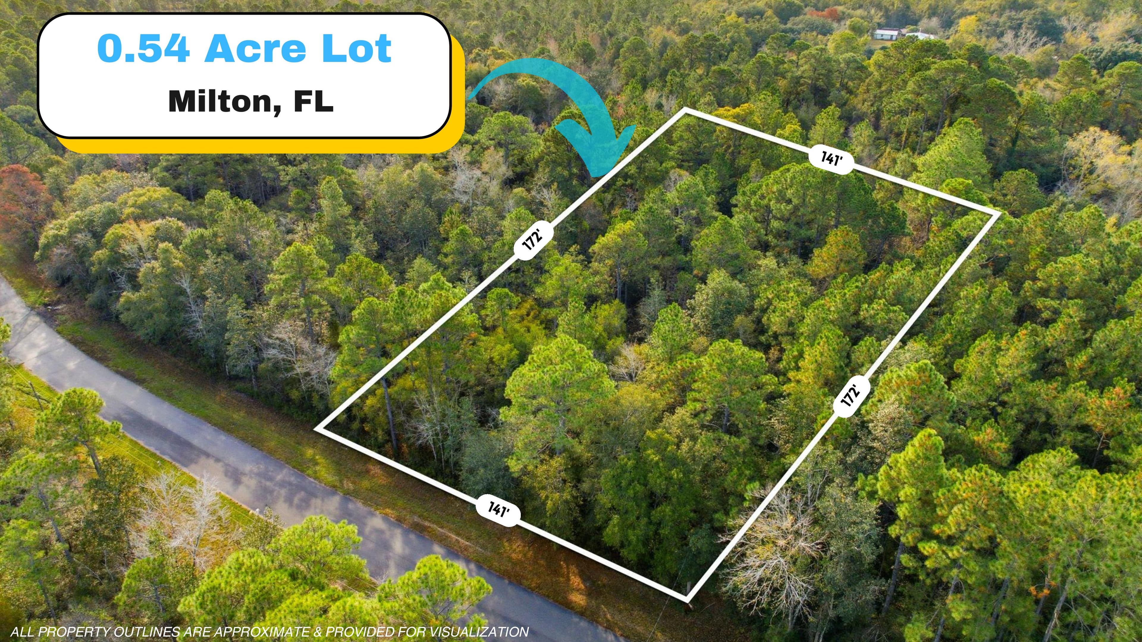 Spacious 0.54-Acre Wooded Lot in Milton, FL — Near Blackwater Bay — 1 of 8