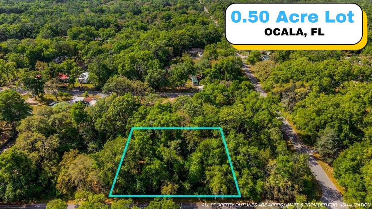 Buildable 0.50-Acre Lot in Ocala, FL — Paved Road, Near Hwy 40